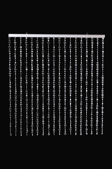 3 Foot Long Crystal Non-Iridescent Sparkling Beaded Curtains for Backdrops | ShopWildThings.com