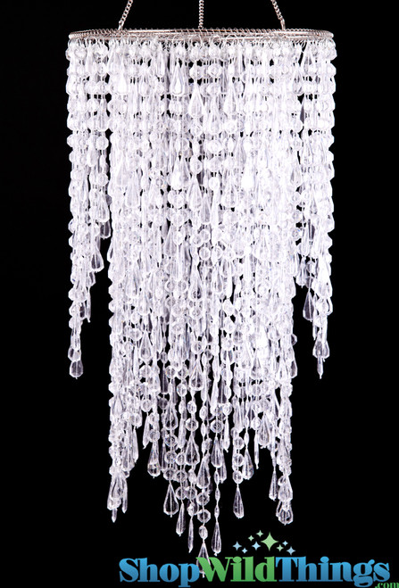 Acrylic Beaded Chandelier for Party Decorations and Event Decor