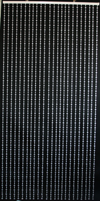 24 Strands of Sparkly Gemstone Beads On a Ready to Hang Curtain for Photo, Wedding and Event Backdrops by ShopWildThings.com