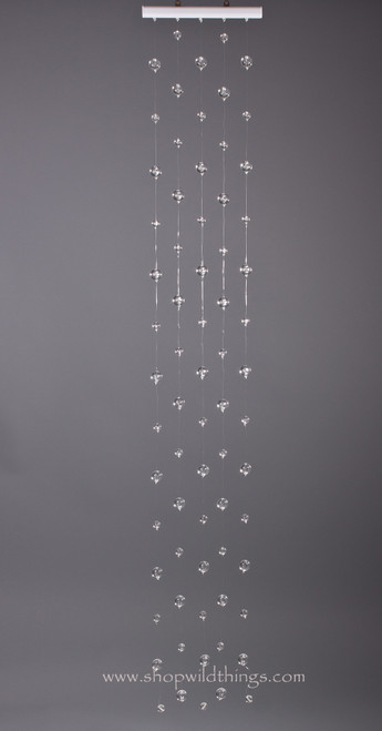 Clear Orb Floating Balls Curtain, ShopWildThings.com