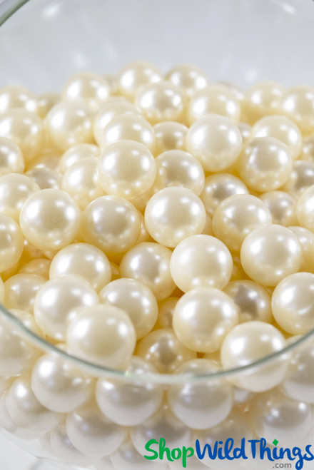 ShopWildThings 1 Pound Bag of Ivory Pearls Make Decorating Fast and Easy While Adding an Elegant Flair