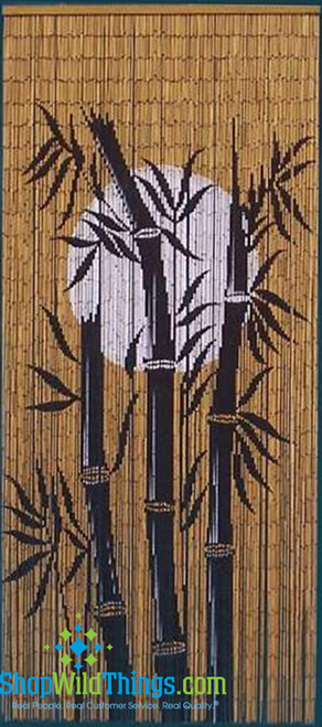 ShopWildThings Scenic Painted Bamboo Curtains are Inspirational and Fun