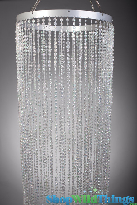 ShopWildThings Crystal Columns are Made From Premium Quality Beads, Choose Round or Square Columns