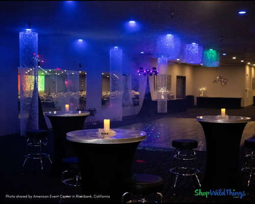 Cheers to a sparkling holiday season! Make your NYE and holiday parties unforgettable with Sparkling Beaded Crystal Columns and Crystal Beaded Ceiling Swags by ShopWildThings.com !

Our Sparkling Beaded Crystal Columns and Crystal Beaded Ceiling Swags make it easy to get your venue NYE and holiday party-ready. Create a festive atmosphere with simple yet stunning additions.

We ship quick from Arizona!