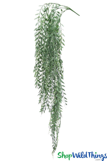 Artificial green berry garland | Draping floral sprays | Faux berry stem | Bridal bouquet flowers | ShopWildThings.com