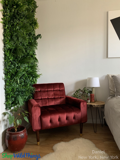 Artificial Greenery Wall Indoors by ShopWildThings.com