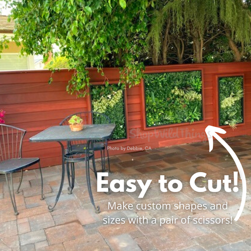 Green Living Wall Assorted Foliage Mat Artificial Rainforest Panel