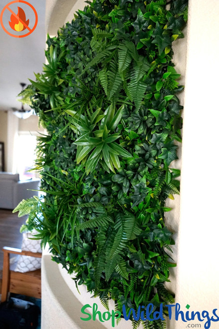 Professional Realistic Artificial Greenery Wall Extra Large by ShopWildThings.com