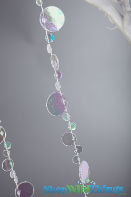 Crystal Iridescent Bubble Beads on a Roll for Crafts. Costumes and Centerpieces by ShopWildThings.com
