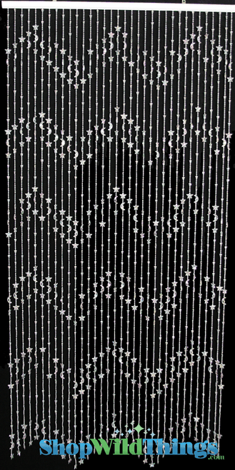 ShopWildThings Crystal Iridescent Curtains Create Stunning Backdrops for Stage Shows and Photo Shoots