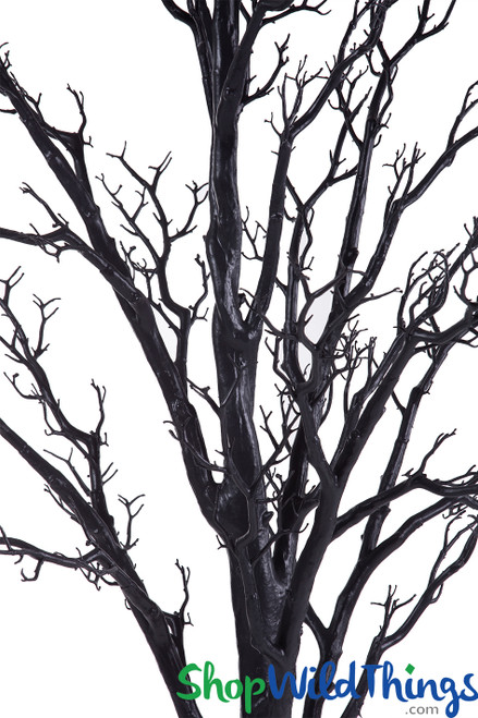 COMING SOON! Artificial Manzanita Tree in Pot, 6 Feet Tall - Black (Bendable!)