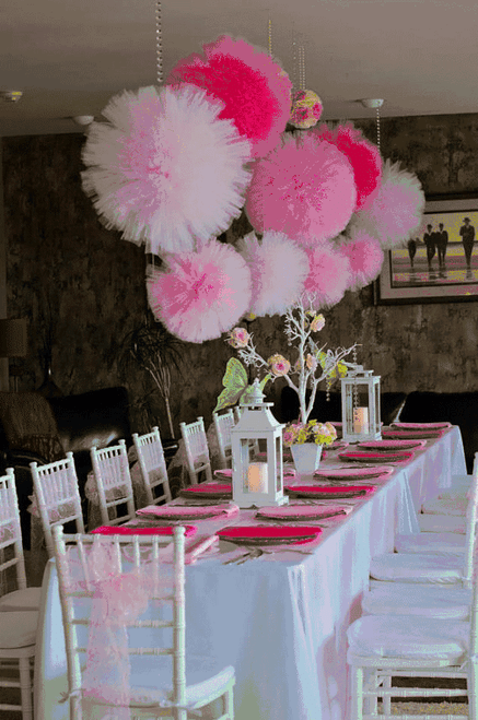 Lightweight and Colorful, Easy to Hang Tulle Balls Fill a Lot of Air Space, ShopWildThings.com
