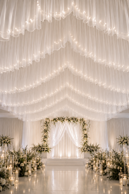 Decorative  Sheer Ceiling Curtain Panels | ShopWildThings.com