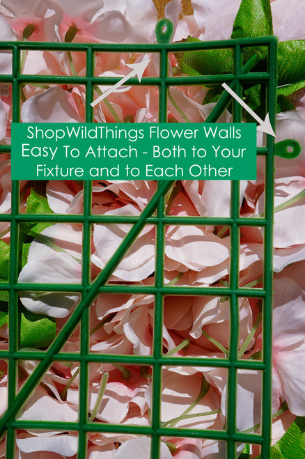 8' x 8' Portable Flower Wall Backdrop Kit | ShopWildThings.com