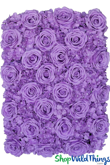 Large Floral Background, 8 x 8 Artificial Flower Wall Kit, Photo & Event Backdrop | ShopWildThings.com