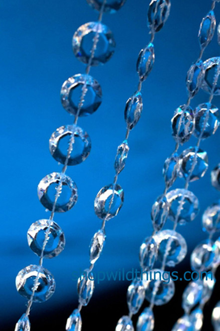 12 Foot Long Crystal Beaded Diamonds Curtains add Elegance and Class to Store Displays, Photo and Stage Backdrops | ShopWildThings.com