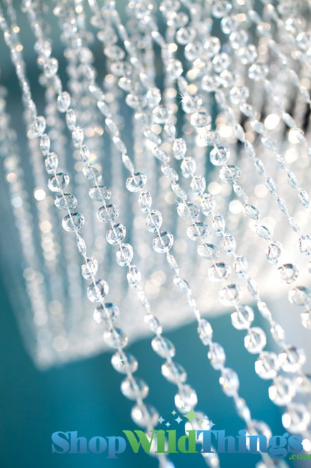 Superb Bead Clarity and Elegant Looks are Features of ShopWildThings Diamonds Beaded Curtains