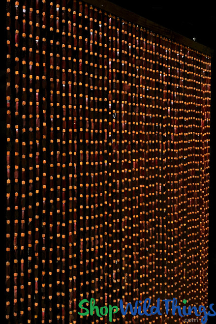 Use Wood Beaded Curtains as a Room Divider, Wall Hanging or Door Replacement | ShopWildThings.com