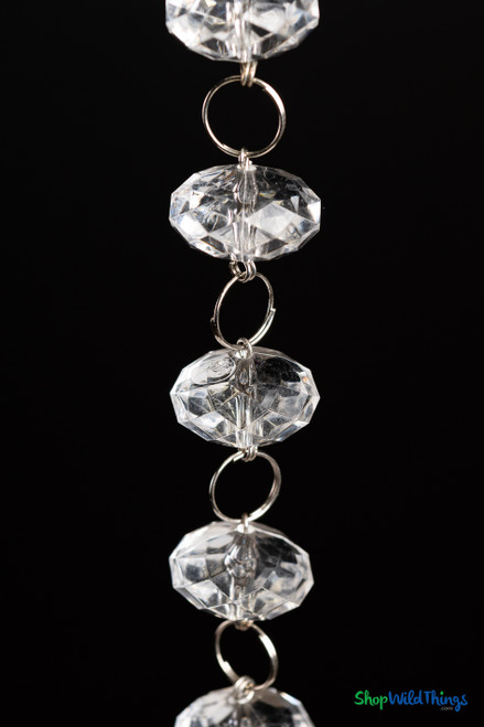 Extra Large Fancy Beads Acrylic Crystal Garland by ShopWildThings.com