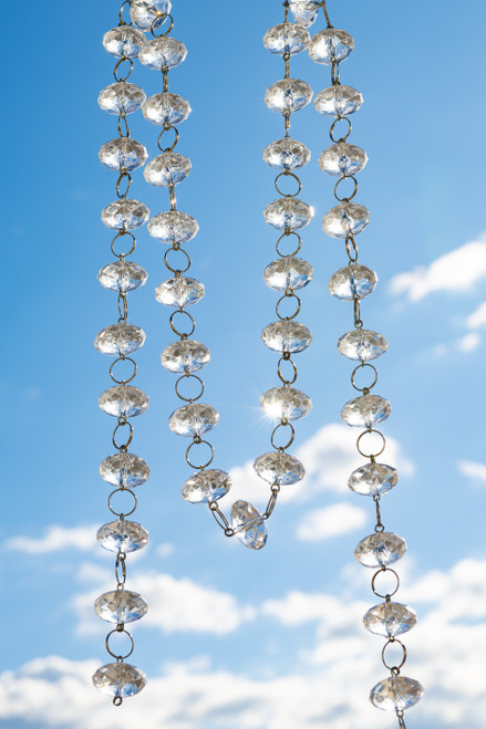 Extra Large Fancy Beads Acrylic Crystal Garland by ShopWildThings.com