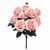 Artificial Wedding Bouquet | Silk Rose Bush Spray | Faux Pink  Flowers | ShopWildThings.com