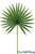 Real Feel Artificial Palm Leaf Spray 20" Long for Floral Design and Events ShopWildThings.com