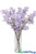 Tall Silk Florals Purple Vinca Flower for Weddings and event centerpieces ShopWildThings.com