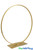 Large Gold Metal Circle for Floral Designs huge centerpiece risers ShopWildThings.com