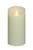 Ivory LED Flickering Wick Flameless Candle 4" Wide x 8" Tall ShopWildThings Remote Control Compatible Event Lighting
