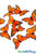 Monarch Butterfly Garland Made With Real Feathers by ShopWildThings.com