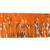 Orange Metallic Fringe Parade Float Materials IFR ShopWildThings 15" Wide x 10 Feet