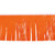 Orange Parade Float Fringe Solid Color 15" Long x 10 Feet Wide Roll