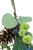 Winter Greenery Garland Pine, Silver Dollar, Blueberries with Matching Picks and Sprays ShopWildThings.com