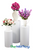 Wedding Backdrop metal Floral Riser Stand Sets of 3 Cylinder Plinths