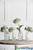Silk Hydrangea Blossoms Single Stems in Vases on Table ShopWildThings