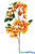 Orange Floral Artificial Bougainvillea Spray, 30" Tall Bendable Flowering Branch ShopWildThings