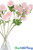 Faux Silk Mums Pink Tall Stem Floral Sprays for Flower Design