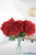 Artificial Red Hydrangea Silk Flowers for Home and Event Decorations ShopWildThings.com