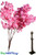 Pink Dogwood Branches ShopWildThings.com Interchangeable Floral Trees