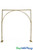 Double Backdrop Metal Gold Arch Backdrop ShopWildThings.com