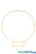 Gold Round Circle Arch Backdrop ShopWildThings Event and Wedding Decorative Stand
