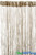 Cream Sparkle String Curtain Fringe Panel for Doors and Windows by ShopWildThings.com