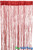 Red Sparkle String Curtain Fringe Panel for Doors and Windows by ShopWildThings.com