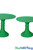 Green 3 Piece Set Pedestal Cake Stand, Adjustable, ShopWildThings.com