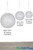 Beaded Round Sphere Chandeliers with Crystals for Event Decorations and Weddings