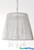 COMING SOON! Ceiling Lamp Crystal "Spellbound" Tubular Shade - 14.5" x 18"- 3 Lights - Hardwire