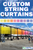 ShopWildThings Custom String Curtains available in ANY Pantone Color, up to 22 Feet Long