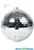 Mirror Disco Ball with Swivel Top, 8" Silver Ornament, ShopWildThings.com