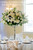Mermaid Chrome Floral Riser Centerpiece w/ Removable Bowl - Silver - 24" by ShopWildThings.com