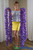 Artificial Purple Delphinium Flower Garland | 8Ft Tropical Silk Double Sided Garland | ShopWildThings.com